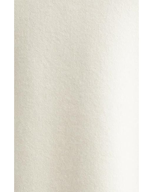 Loulou de Saison Natural Dries Stand Collar Cashmere Half Zip Sweater