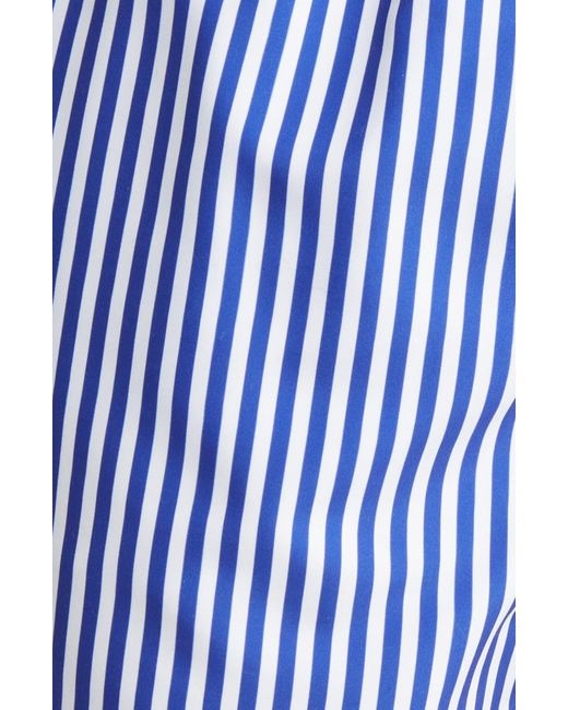 Boardies Blue Stripe Deck Swim Trunks for men