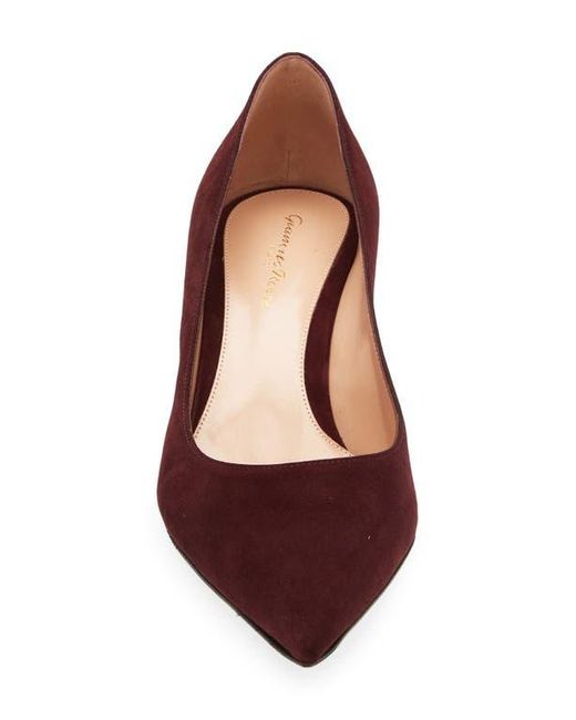 Gianvito Rossi Brown Pointed Toe Pump