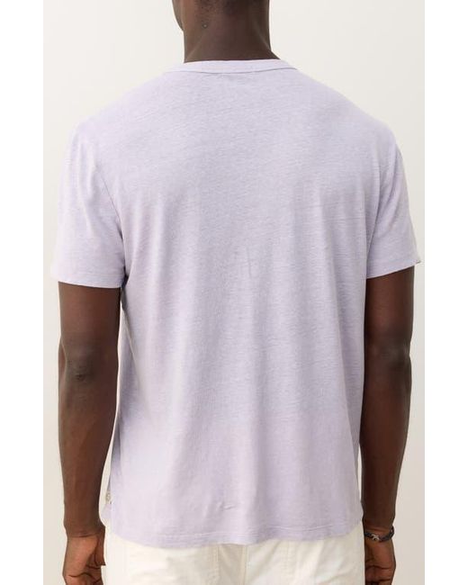 Marine Layer White Relaxed Fit Hemp & Cotton T-Shirt for men