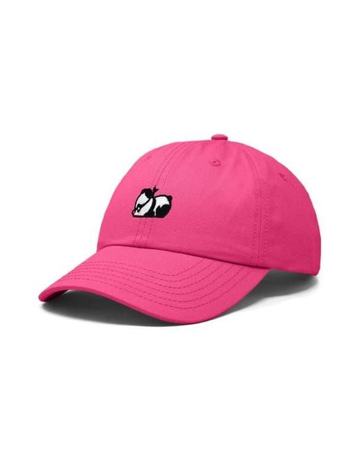 Alix Pink Pandit Panda Dad Cap for men