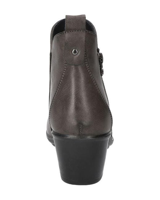 Easy Street Brown Jeanie Bootie
