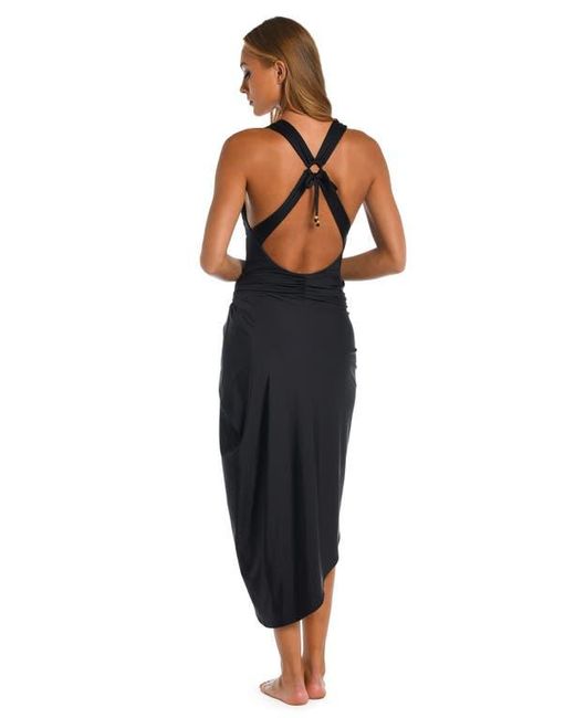 Sunshine 79 Black Solids Convertible Faux Wrap
