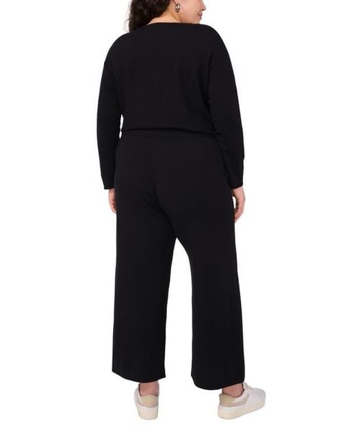 Vince Camuto Black Drawstring Sweatpants