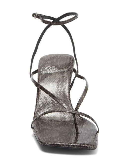 Jeffrey Campbell White Fluxx Sandal