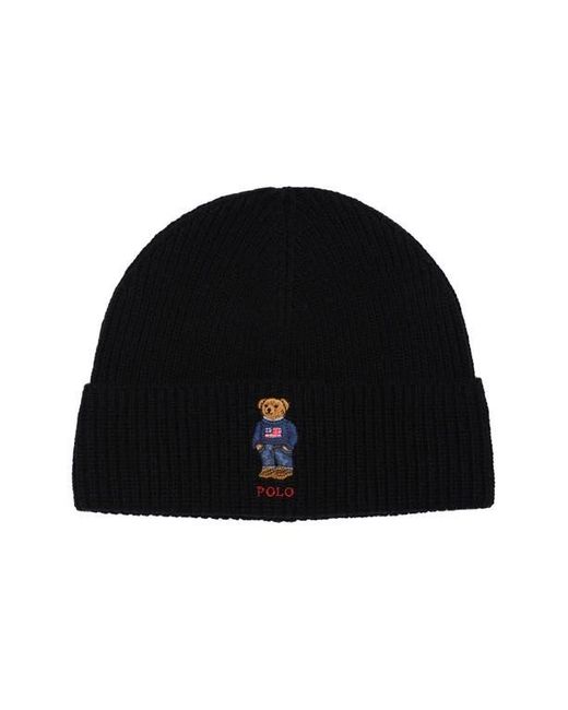 Polo Ralph Lauren Black Flag Bear Beanie for men