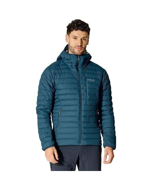 Rab Blue Microlight Windstopper Hoodie for men