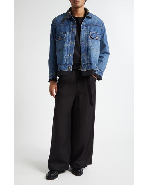 Sacai Gender Inclusive Levi's Denim X Matelassé Twill Reversible