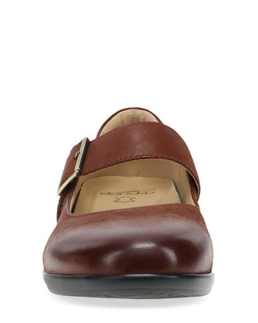 Dansko Brown Collette Mary Jane Pump
