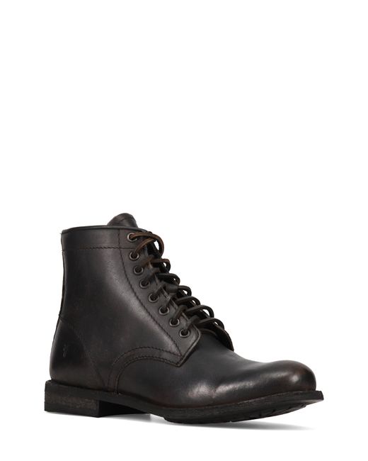 Frye Black Tyler Flex Lace-Up Boot for men
