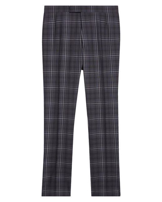 Thom Browne Blue Plaid Wool Backstrap Pants for men