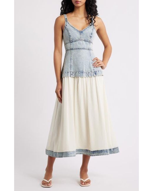 fall white dress Baltic Born Womens Birdie Maxi Dress | White