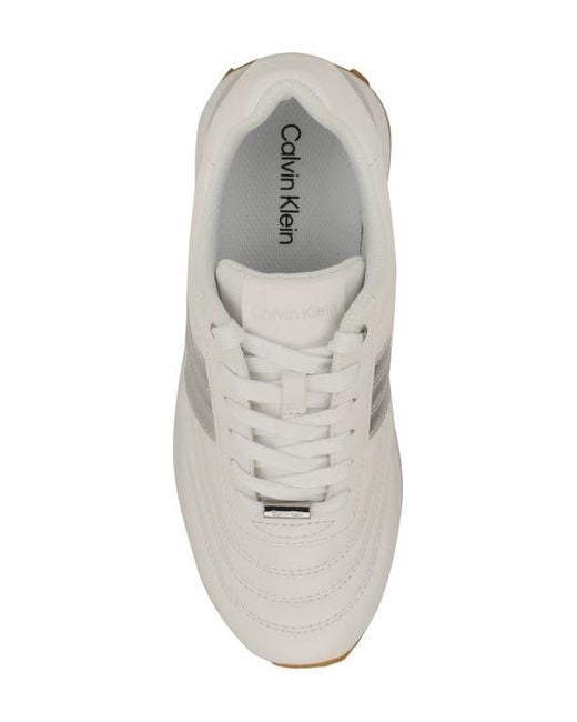 Calvin Klein White Tatyann Sneaker