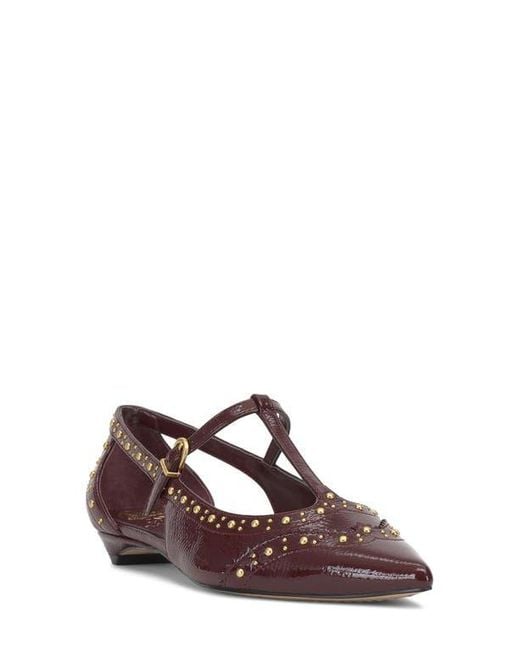 Vince Camuto Brown Valkie Pointed Toe Flat