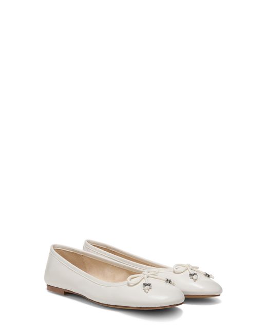 White sam deals edelman flats