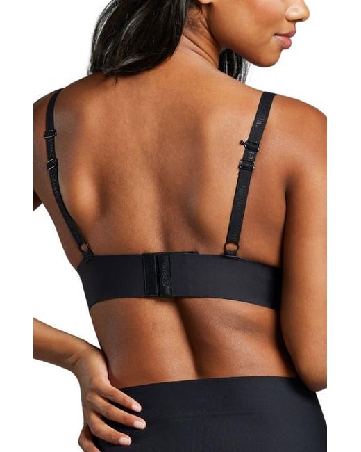 Siella Black No-Show Triangle Bra