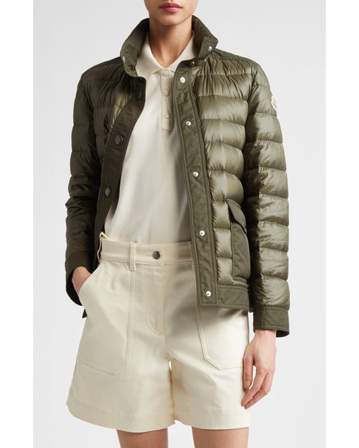 Moncler Green Origan Down Puffer Jacket
