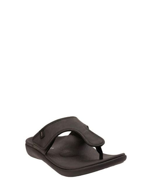 Revitalign Black Coco Flip Flop