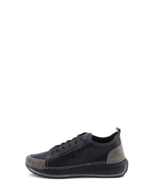 Spring Step Black Angolan Sneaker