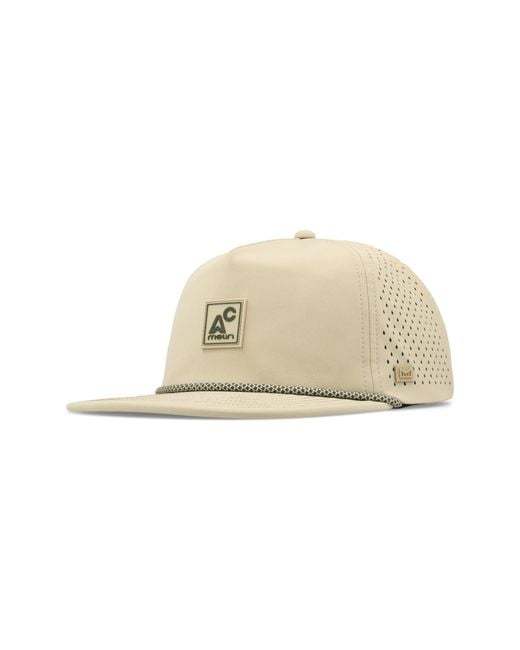 Melin Natural Coronado Packable Hydro Snapback Ball Cap for men