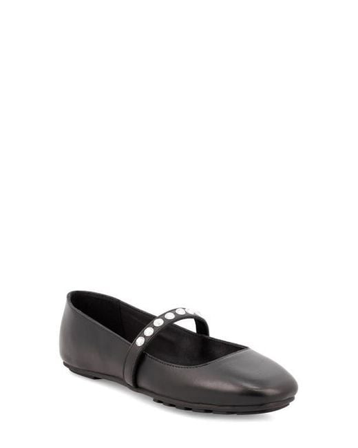 MIA Black Karolin Mary Jane Flat