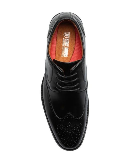 Stacy Adams Black Bennett Longwing Derby for men
