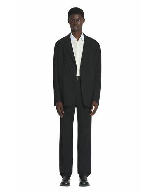 Lanvin Black Loose-Fitting Wool Jacket for men