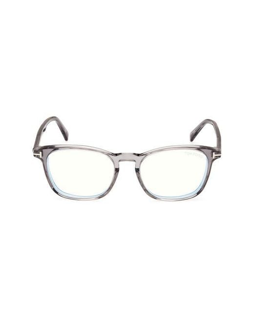 Tom Ford Multicolor 52Mm Square Optical Glasses for men
