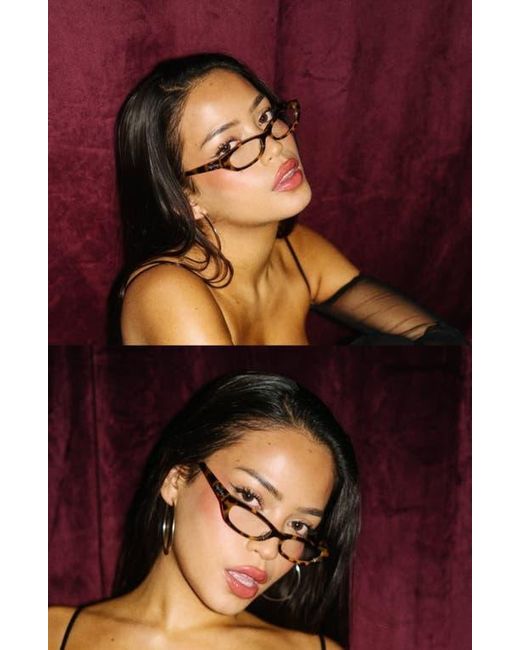 INDY Brown Gisele Light Glasses