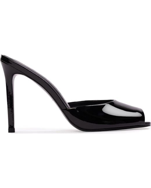 Black Suede Studio Black Uma 100 Mule