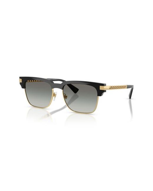 Versace Gray 55Mm Gradient Square Sunglasses for men