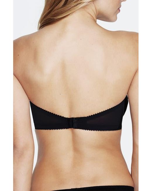 Dominique Intimates Black Margeau Low Plunge Strapless Bra