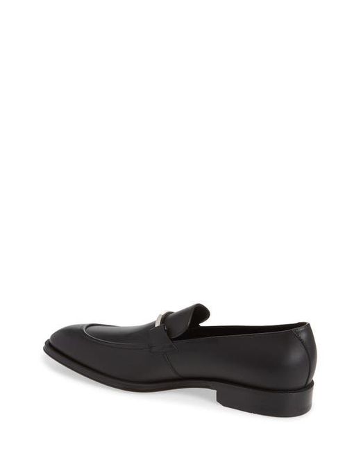 BOSS Derrek Apron Toe Bit Loafer in Black for Men | Lyst