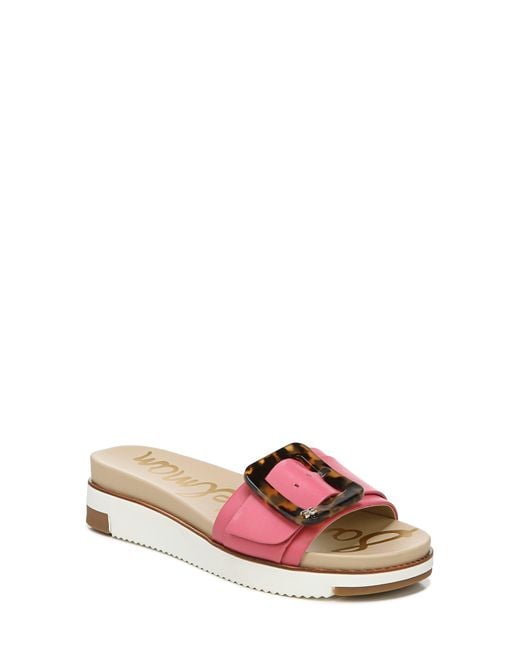 Sam Edelman Ariane Platform Slide Sandal in Pink Lyst