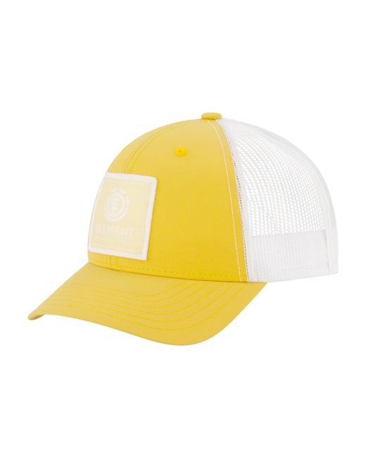 Element Yellow 6-Panel Mesh Back Cap With Curved Brim