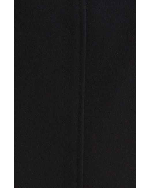 Fleurette black stand collar Italian wool car coat Sz 10P MSRP $1098