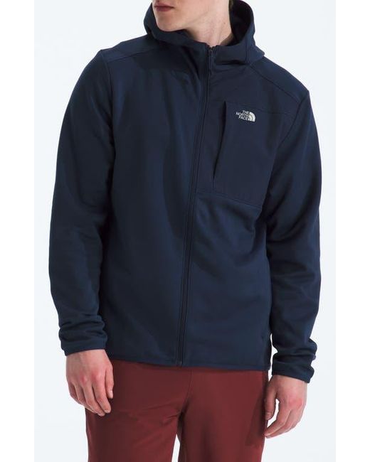 The North Face Blue Performance Fleece Zip Hoodie for men