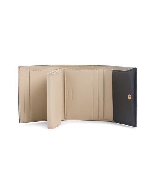 Givenchy Black Mini Day Leather Trifold Wallet