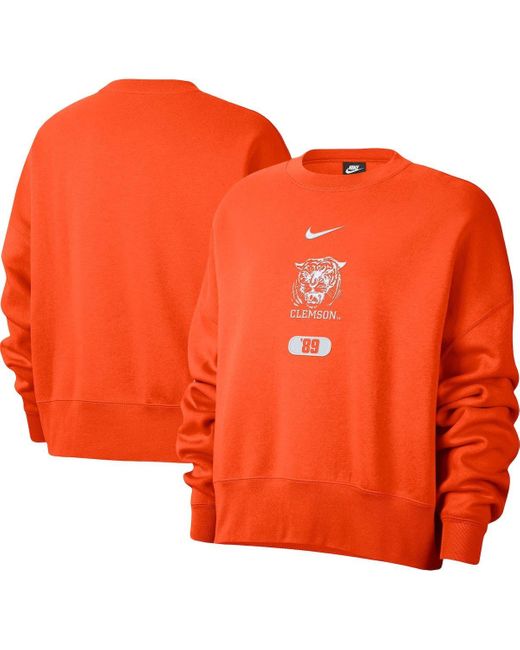 Nike Clemson Tigers Vault Every Day Fleece Pullover Sweatshirt At ...