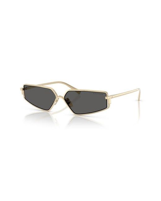 Tiffany & Co Multicolor 60Mm Irregular Rectangular Sunglasses