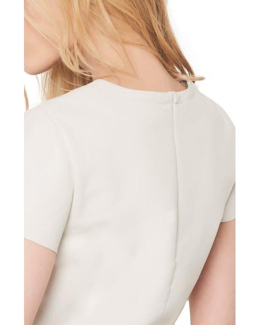 AS by DF White New Guard Recycled Leather Tee