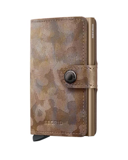 Secrid Brown Miniwallet Jungle for men