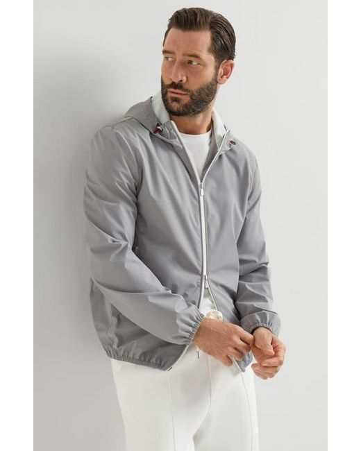 Brunello Cucinelli Gray Nylon Jacket for men