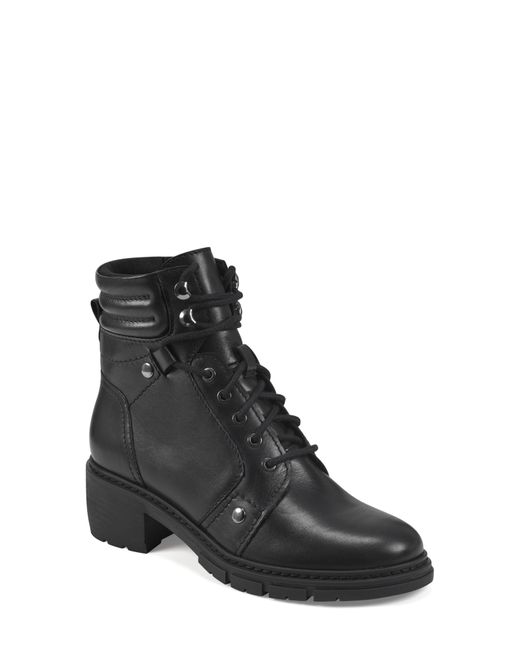 Earth Earth Judie Combat Boot in Black Lyst