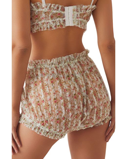 Free People Pink Intimately Fp Gimme Butterflies Boyshorts