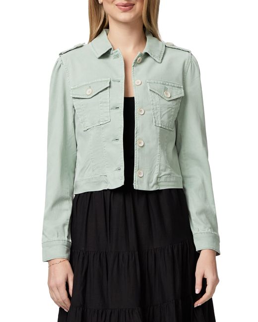 PAIGE Gray Pacey Crop Jacket