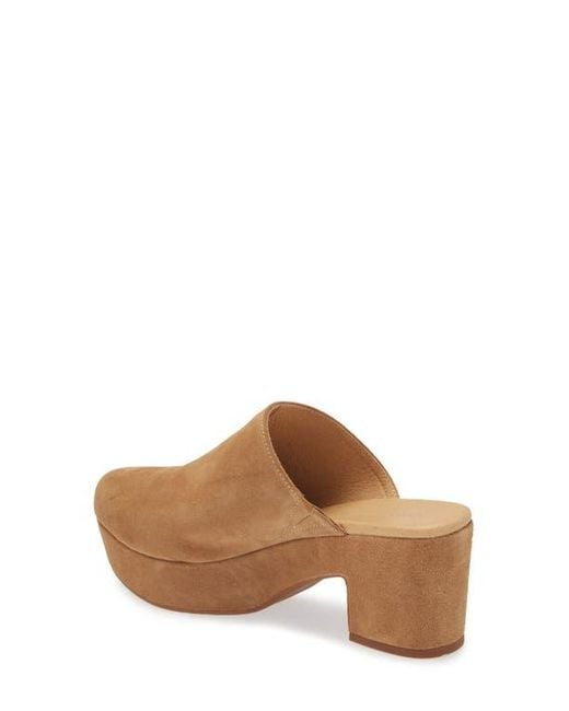 Chocolat Blu Brown Ginette Platform Clog
