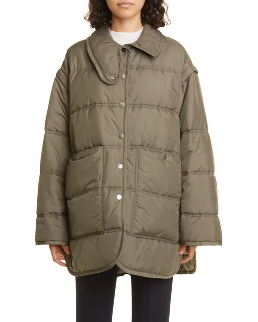 A.L.C. Huxley Quilted Jacket in Green Lyst