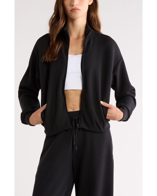 Zella Black Ultra Soft Zip Jacket