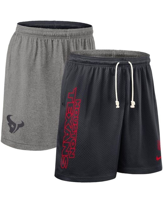 Nike Gray Washington Commanders Sideline Reversible Performance Shorts for men